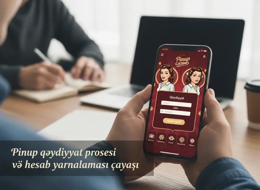 Pinup qeydiyyat prosesi və hesab yaradılması qaydası